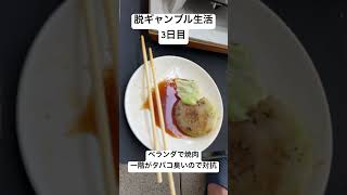 【脱ギャンブル生活3日目】ベランダで焼肉。みたらし団子のうまい。