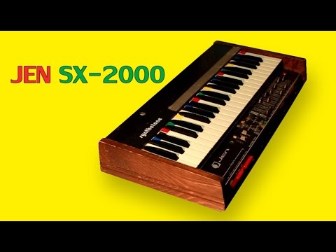 Jen SX-2000 Synthetone italian analog monophonic synthesizer 1970's image 8