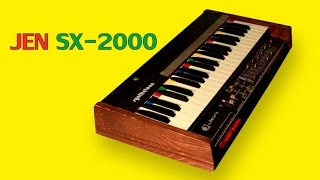 Video thumbnail for JEN SX-2000 SYNTHETONE Analog Synthesizer 1979 | HD DEMO by AnalogAudio1
