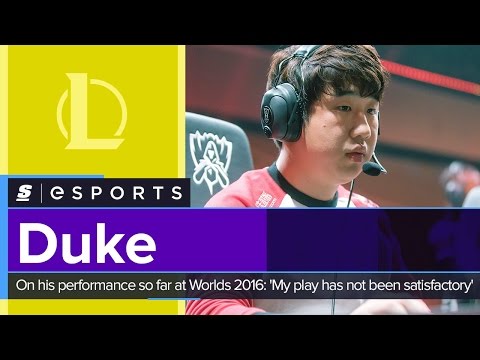 Duke on his performance so far at Worlds 2016: 'My play has not been satisfactory'
