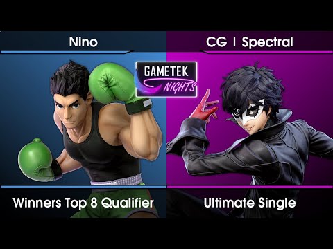 Gametek Night 2023.16 - Nino (Little Mac) Vs. Spectral (Joker) SSBU Ultimate Tournament