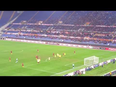 Roma Villarreal    espulsione di Antonio Rudiger per doppio giallo