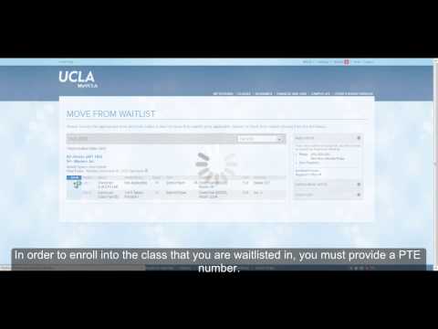 Myucla Tutorial Move From Waitlist