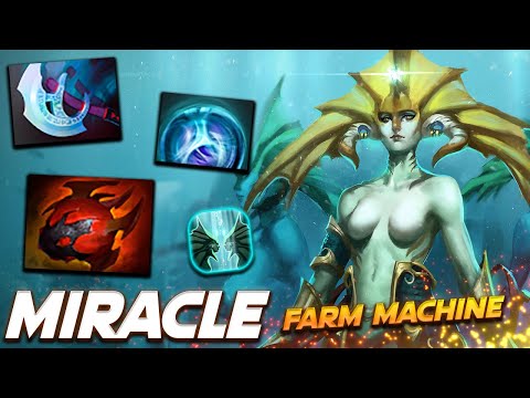 Miracle Naga Siren Farm Machine - Dota 2 Pro Gameplay [Watch & Learn]
