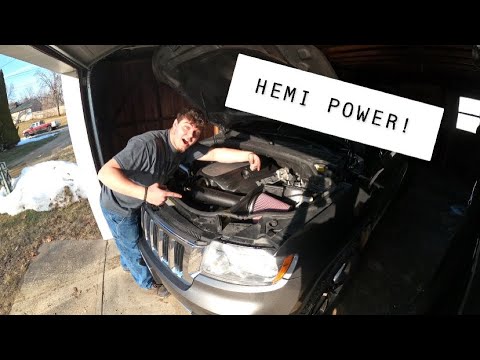 Cold Air Intake Install!! (2012 Jeep Grand Cherokee 5.7 HEMI)
