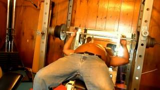 2/7/2013  excersize day 3 part 2 bench press (2 sets of ten@ 200lbs.)