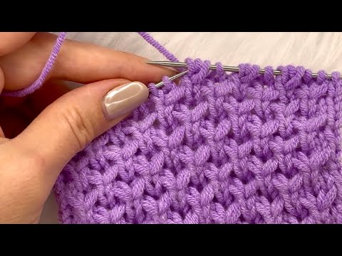 Lilac Flower Cluster Knitting Pattern