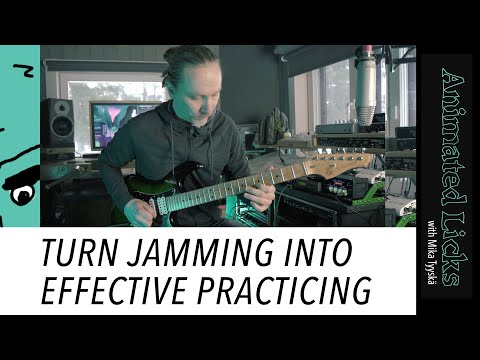 How you need to start practicing guitar - Animated Licks of Mika Tyyskä