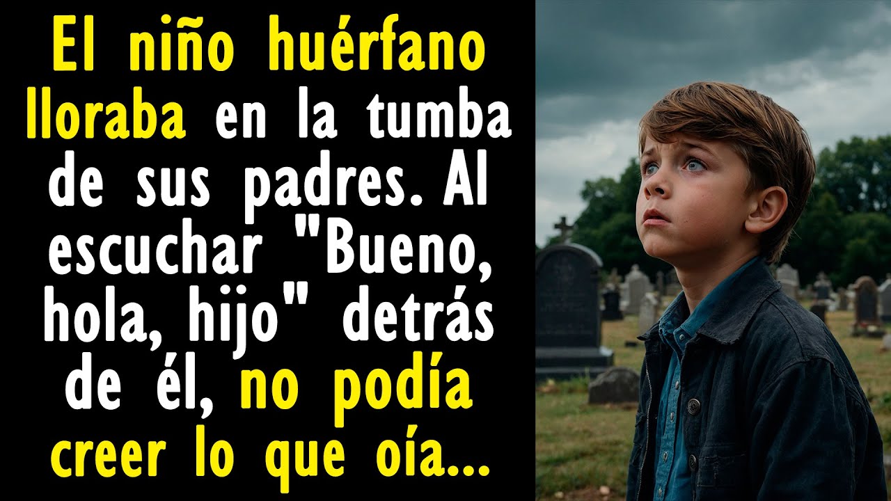 Cuando el niño escuchó detrás de él «Bueno, hola, hijo», no podía creer lo que oía...