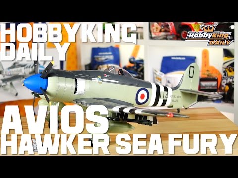Avios Hawker Sea Fury 1200mm PnF - HobbyKing Daily