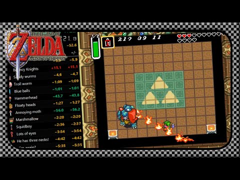 New A Link to the Past Speedrun Personal Best: 1:55:42.59 any% no major glitches.