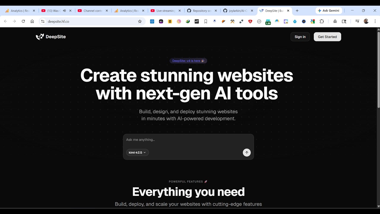 This HuggingFace Deepsite AI Coding Builder & Agent Builds & Deploys Full Stack Apps From Prompt