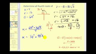 Determining the Nth Roots of a Complex Number
