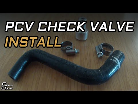 MK4 VW 1.8t PCV Hose and Check Valve from Intake Manifold Replacement