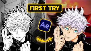 How I Made Manga Animation Using After Effects