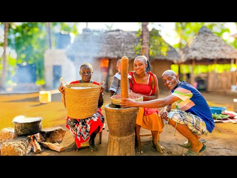 We Brought Back Grandma’s Recipe😭 Millet Ugali, Peanut Veggies & Beef Stew + Dream Home Painting 🏡🔥