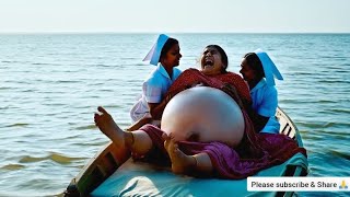 How NURSE Help Pregnant Women Put To Birth On The BOAT ⛵ #short #animals #birth