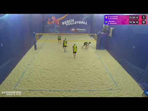 09:55 D. Svyrydenko / V. Avramenko - I. Horiaiev / M. Stepanov 22.02.2023 | Winners Beach Volleyball