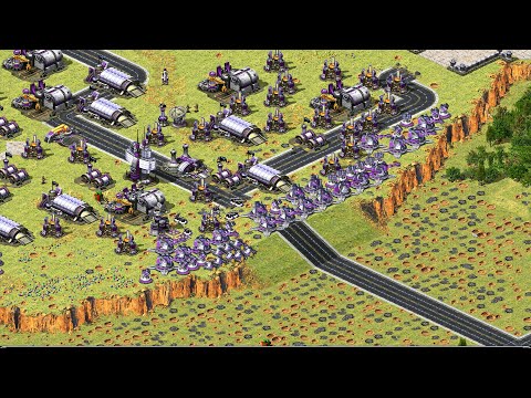 Red Alert 2 | Yuri's Revenge | 7 vs 1- Extreme beta AI- France