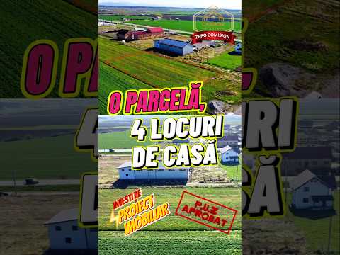 VIDEO | Investitie - O parcela, 4 locuri de casa in Botiz | Proiect imobiliar — Video