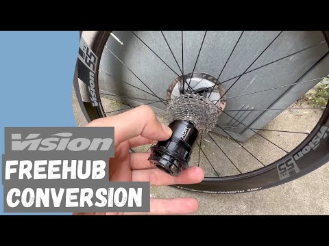 Sram XDR to Shimano HG Freehub Conversion on Vision 55