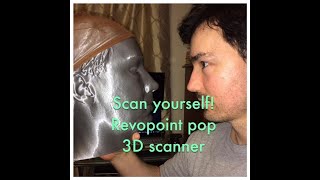 Revopoint pop 3d scanner - Face Scan tutorial.