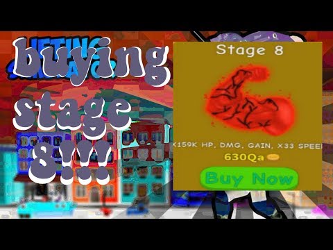 buying stage 8 in lifting simulator! | FlowerPlays