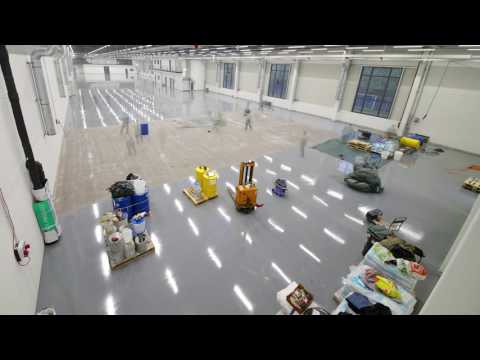 Industrial Flooring | Time Lapse Documentation - panTerra.tv