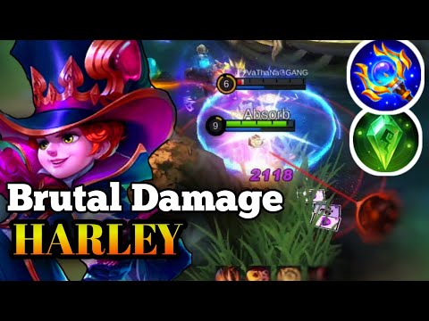 Harley Brutal Combo! One Hit Delete Enemies MLBB 2022