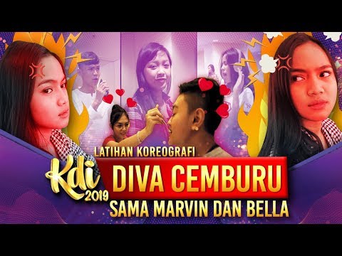 DIVA CEMBURU SAMA MARVIN & BELLA! | LATIHAN KOREOGRAFI PESERTA KDI 2019