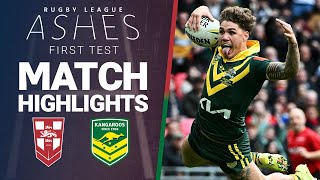NRL Highlights | 2025 Ashes | England v Kangaroos | Match Highlights | 1st Test