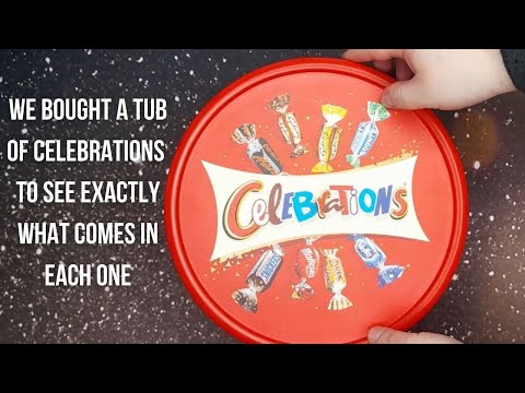 We bought a tub of Celebrations to see exactly what comes in each one