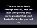 Fly Over States- Jason Aldean (On Screen Lyrics)