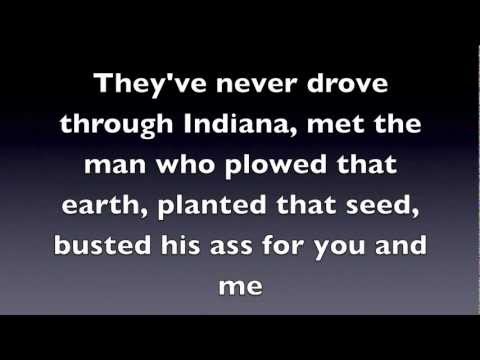 Fly Over States- Jason Aldean (On Screen Lyrics)