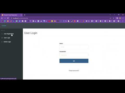 Student Hostel Room Allocation System in PHP Application Projects