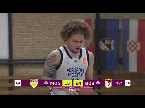 Brett Thompson | Midseason Highlights | HKK Mostar l Bosnia and Herzegovina l Rookie Season