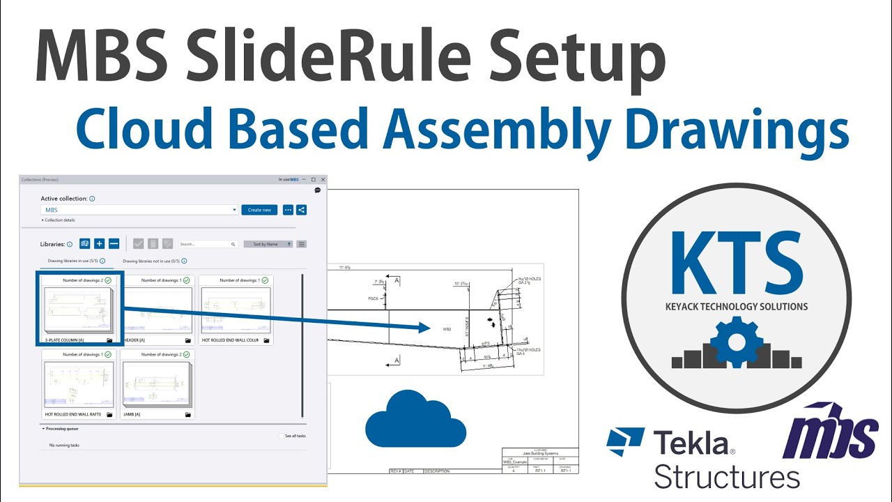Tekla AI Cloud Fabrication Drawings Demo