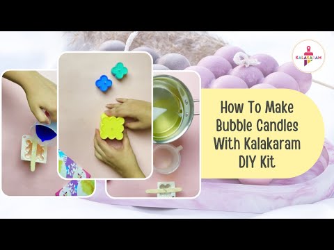 Bubble Candles Making DIY KIT