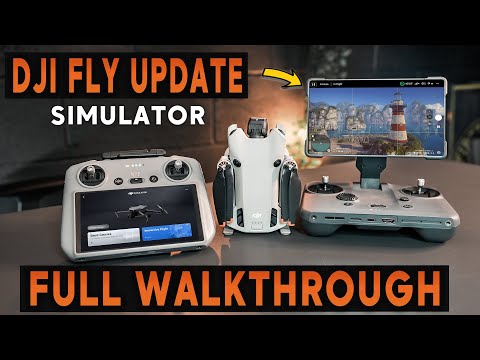 DJI FLY UPDATE - DJI SIMULATOR NEW SETTINGS & FEATURES ADDED