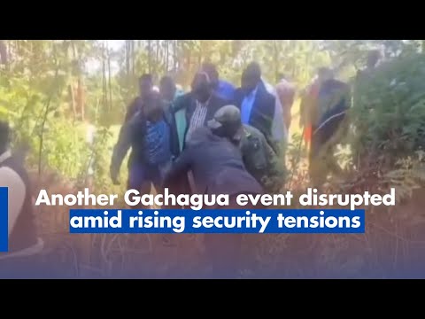 Another Gachagua event disrupted amid rising security tensions