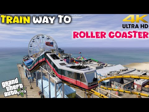 Metro Train Runs on Roller Coaster in GTA V!