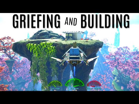 GRIEFING THE SERVER and Cave Build - Crystal Isles (E8) - ARK Survival