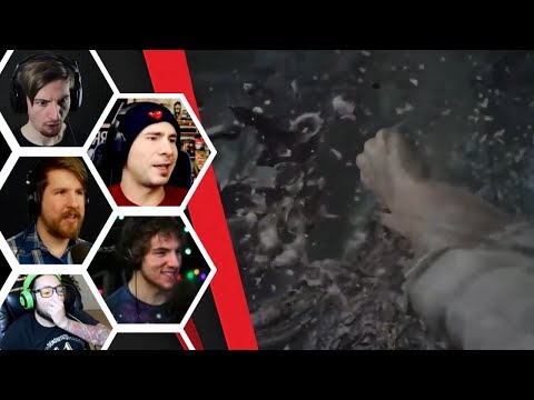 Let's Players Reaction To Punching A Molded As Joe Baker | Resident Evil 7 DLC: End Of Zoe