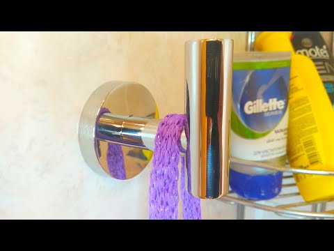 Стильный настенный крючок для ванной комнаты / Stylish bathroom wall hook