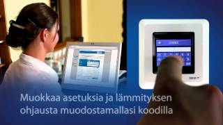 Termostaatti DEVIreg Touch, kirkkaanvalkoinen tuotevideo