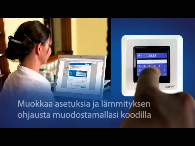 devi Kombi termostat touch screen,design frame 16a