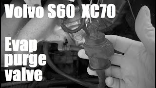 Volvo S60 V70 Checking the EVAP canister purge valve 2001-2009
