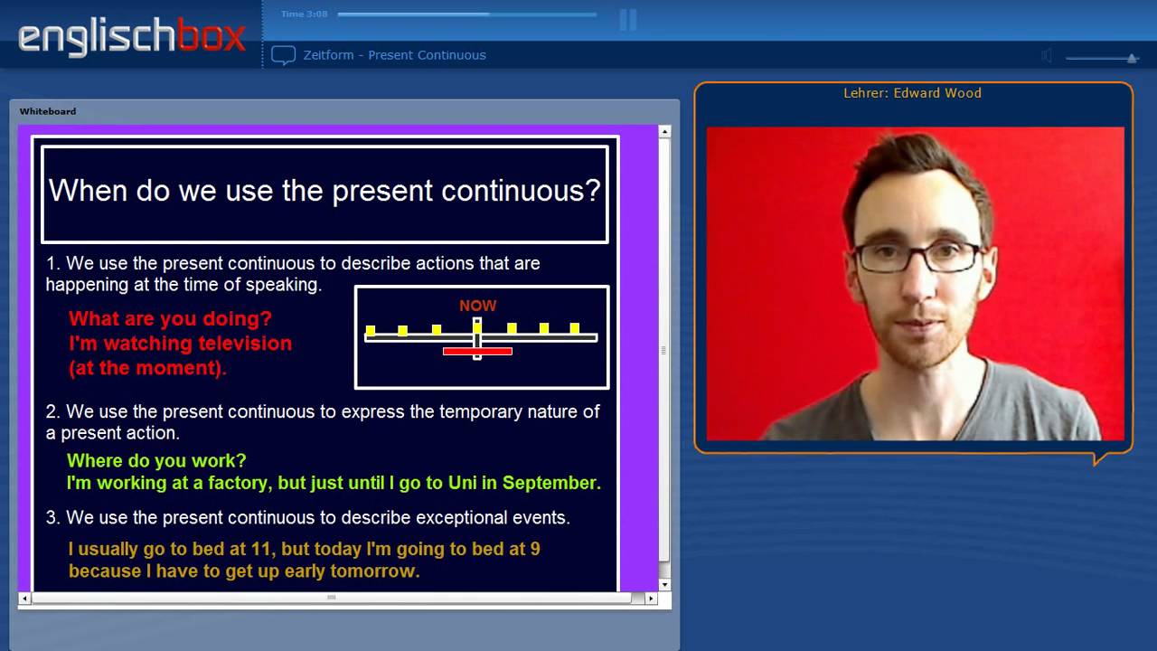 Present Continuous Tense | English Grammar