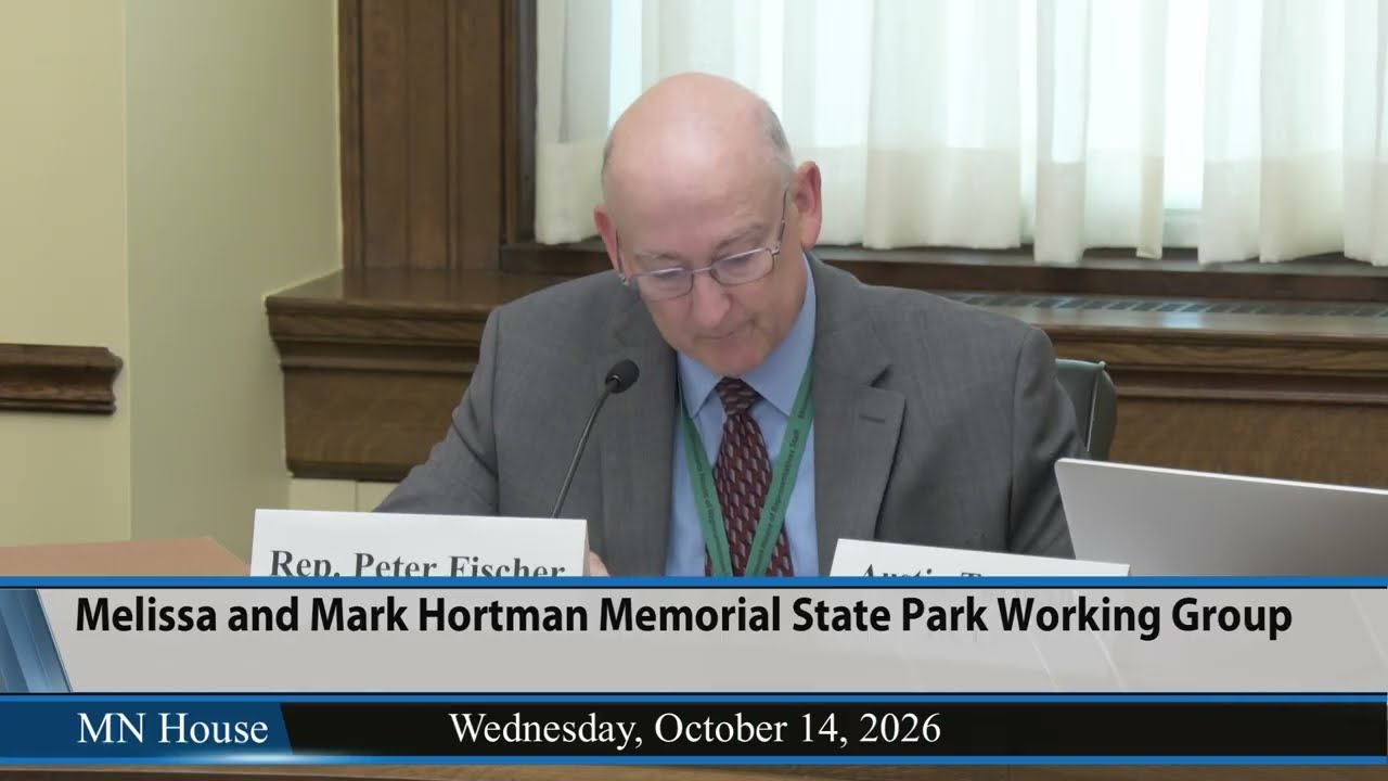 Melissa and Mark Hortman Memorial State Park Working Group 10/14/26