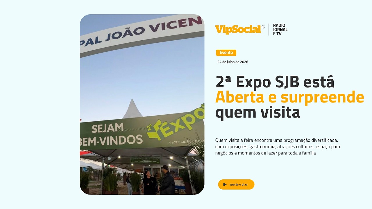 2ª Expo SJB está Aberta e já surpreende quem visita